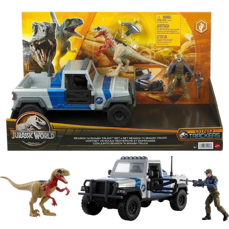 Conjunto Perseguição Dino Trackers Jurassic World HKY13 - Mattel